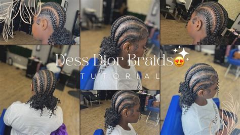 dior braids tutorial.